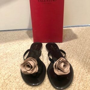 Valentino Rose Flip Flops